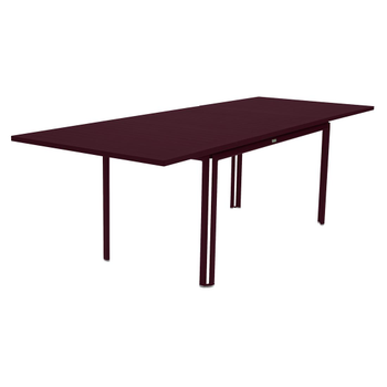 Visuel 1 du produit Table Costa avec rallonges coloris noir en aluminium Fermob - 160/240 x 91 cm