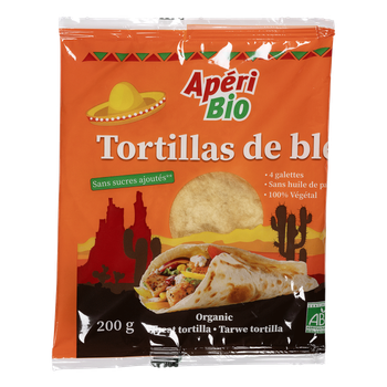 Visuel 1 du produit Tortillas de blé bio Apéri Bio - 200 g