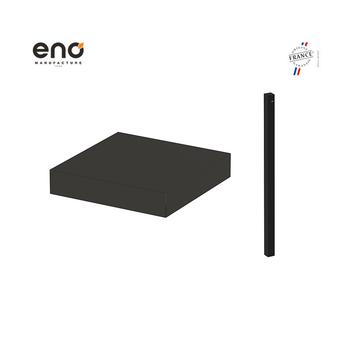 Visuel 1 du produit Plateau + Cornière d'Angle MODULO 35 cm Gris Cargo Eno