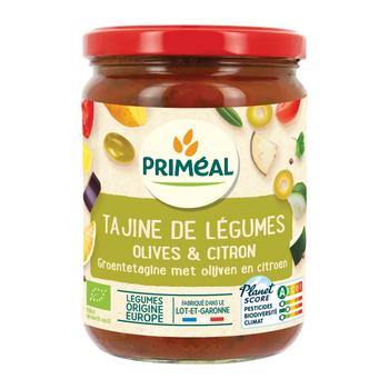 Visuel 1 du produit Tajine de légumes bio olives et citron Priméal - 500 g