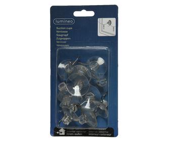 Visuel 1 du produit Ventouses pour décoration de Noël coloris transparent - L 3,5 x H 3,5 cm