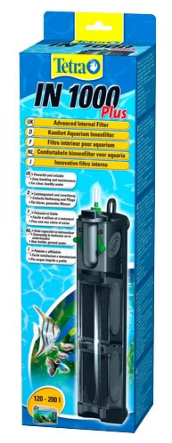Visuel 1 du produit Filtre interne aquarium pour 200L, efficacité supérieure - TETRA IN 1000 Plus