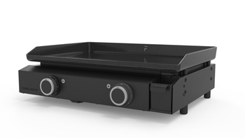Visuel 1 du produit Plancha électrique pour 8 à 10 personnes coloris noir en acier Forge Adour Base 60 - 62 x 47,8 x 19,4 cm