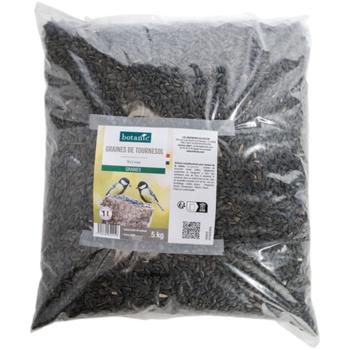 Visuel 1 du produit Graines de tournesol noires pour oiseaux botanic® - 5 kg