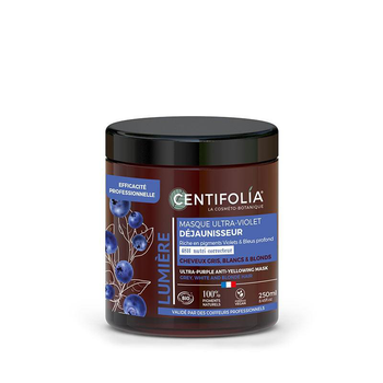 Visuel 1 du produit Masque ultra-violet nutri-correcteur déjaunisseur bio Centifolia - 250 ml