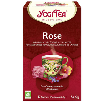 Visuel 1 du produit Yogi Tea Rose – La boîte de 17 sachets