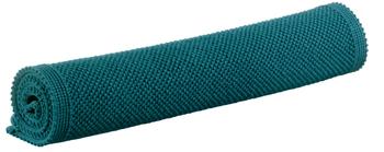 Visuel 1 du produit Tapis de bain coloris paon Vivaraise Etia - 54 x 64 cm