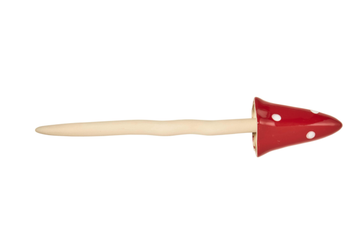 Visuel 1 du produit Champignon géant décoratif coloris rouge en céramique Smartgarden - 35 x 7,5 x 7,5 cm