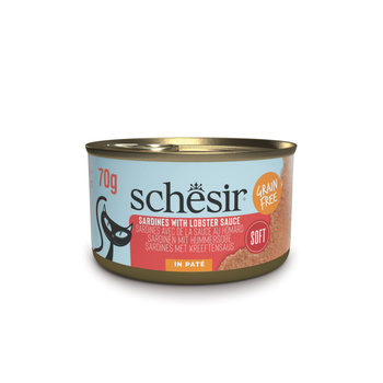 Visuel 1 du produit Alimentation humide pour chat pâté de sardines à la bisque Schesir - 70 g