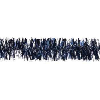 Visuel 1 du produit Guirlande de sapin scintillante coloris bleu nuit en plastique - Ø 50 mm x 2 m