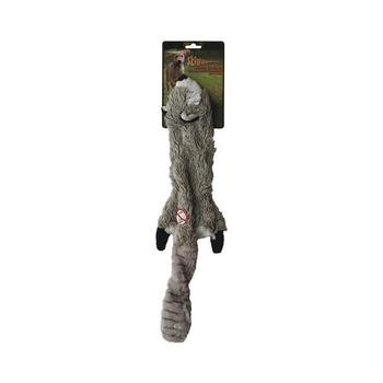 Visuel 1 du produit Peluche pour chien Raton laveur plat gris Girard Skineeez– 61 cm
