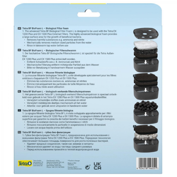 Visuel 1 du produit Mousse filtrante bio grande taille TETRA BF - pack de 2