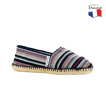 Visuel 1 du produit Espadrilles coloris rayé navy Blackfox Eneko - Pointure 38