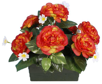 Visuel 1 du produit Jardinière de Camélia artificiel Riviera