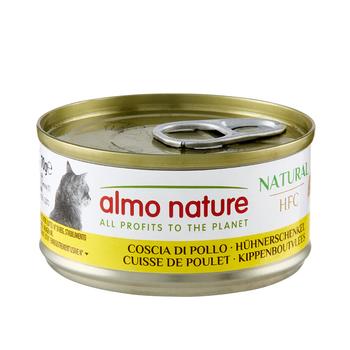 Visuel 1 du produit Pâtée pour chat HFC Natural à la cuisse de poulet Almo Nature - 70 g