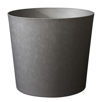 Visuel 1 du produit Pot en matière recyclée coloris anthracite Poetic Elément conique 100 L - Ø 58 x H 49 cm