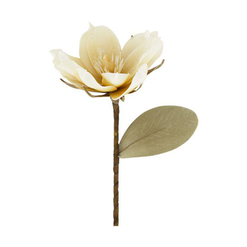 Visuel 1 du produit Fleur de magnolia en jute marron - 18 x 77 cm