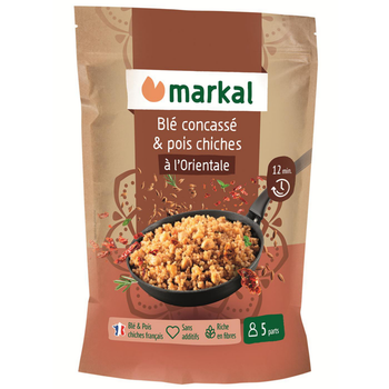 Visuel 1 du produit Mix à l’orientale blé concassé et pois chiches bio Markal - 350 g
