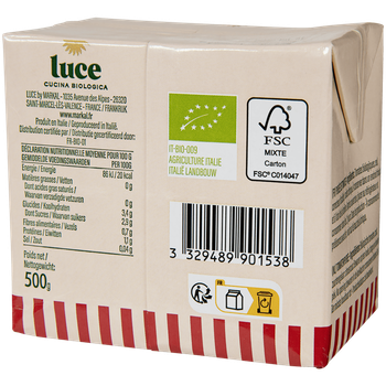 Visuel 1 du produit Sauce tomate Passata nature brique bio Luce - 500 g