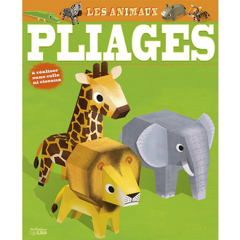 Visuel 1 du produit Les Animaux Mes Premières Créations en Pliage 6 ans Éditions Lito