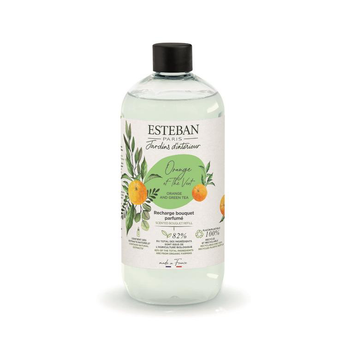 Visuel 1 du produit Recharge Orange et Thé vert pour bouquets parfumés Esteban - 500 ml