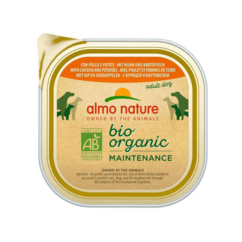 Visuel 1 du produit Pâtée pour chien Almo nature® biorganic au poulet avec pommes de terre - 300 g