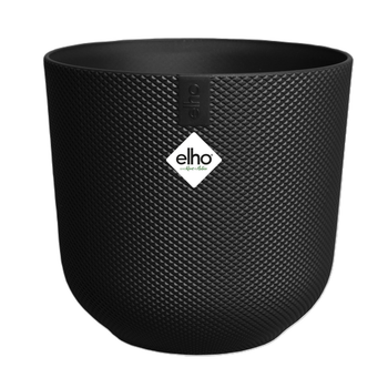 Visuel 1 du produit Cache-pot en plastique living noir Elho Jazz - Ø 26 cm