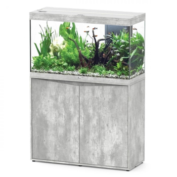 Visuel 1 du produit Aquarium tout équipé gris béton, AQUATLANTIS AQUARIUM Splendid 100 - 247L