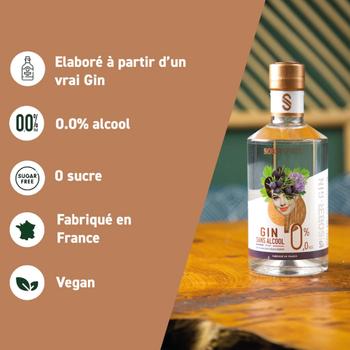 Visuel 2 du produit Gin sans alcool 0,00% Sober Spirits G - 50 cl