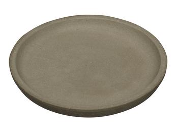 Visuel 1 du produit Soucoupe pour pot coloris gris en terre recyclée - Ø 26 cm