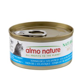 Visuel 1 du produit Pâtée pour chat HFC Natural au thon de l'Atlantique Almo Nature - 70 g