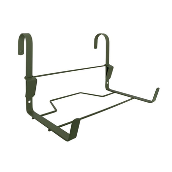 Visuel 1 du produit Support de jardinière à crochets en fer plat vert kaki Louis Moulin - 35 x 18 cm