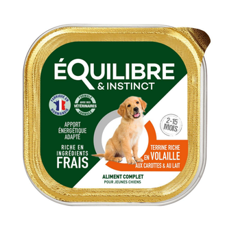 Visuel 1 du produit Aliment humide pour chiot en barquette de 150 g