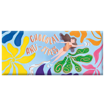Visuel 1 du produit Mini tablette chocolat lait « Chocolat anti-stress » Art Grafik - 30 g