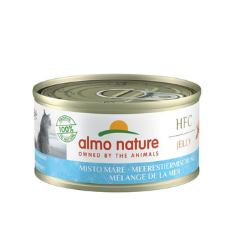 Visuel 1 du produit Pâtée pour chat mélange de la mer HFC Natural Almo Nature - 70 g