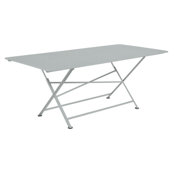 Visuel 1 du produit Table pliante Cargo coloris gris en acier Fermob - 190 x 90 cm