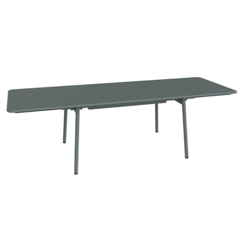 Visuel 1 du produit Table extensible Monceau coloris gris en acier Fermob - 165/255 x 74 cm