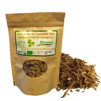 Visuel 1 du produit Cannelle bio de Madagascar en copeaux Betsimis - 100 g