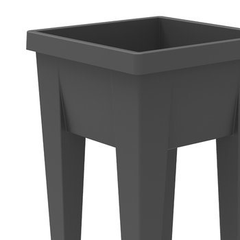 Visuel 2 du produit Carré haut VEG&TABLE aromatique « recyclé citoyen Botanic » coloris gris en plastique EDA - 23 L