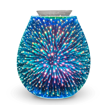 Visuel 1 du produit Diffuseur par chaleur douce coloris bleu en verre Calorya n°6 Zen' Arôme - diffusion 20 m2