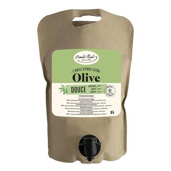 Visuel 1 du produit Huile d’olive vierge extra douce bio en poche souple Émile Noël - 3 L