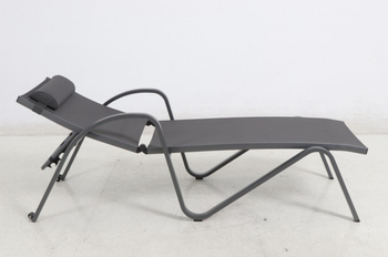 Visuel 1 du produit Bain de soleil FORIOS en aluminium anthracite, MWH