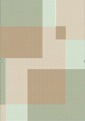 Visuel 1 du produit Tapis d'extérieur en polypropylène recyclé multicolore Doux - 240 x 150 cm