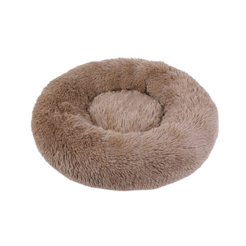 Visuel 1 du produit Corbeille ronde moelleuse beige pour chien et chat Wouapy - 60 cm