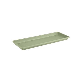 Visuel 1 du produit Soucoupe de balconnière en plastique vert pistache Elho Barcelona - 40 cm