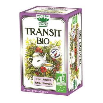 Visuel 1 du produit Tisane transit bio en boite de 32 g