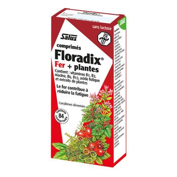 Visuel 1 du produit Complément fer + plantes Salus Floradix - 84 comprimés
