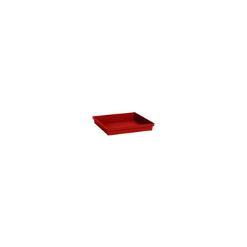 Visuel 1 du produit Soucoupe Toscane carree Rouge rubis L26,7x l26,7x H3 cm