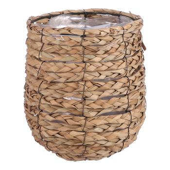 Visuel 1 du produit Panier rond coloris marron en osier Avalon Mica Decorations - 21 x Ø 18 cm