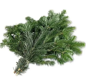 Visuel 1 du produit Bouquet de branches de bouleau pailletées pour décoration de Noël coloris vert - 50/70 cm